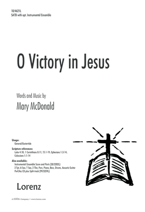 Book cover for O Victory in Jesus