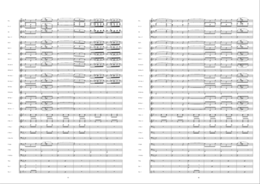 Viva Verdi Fanfare Band scores gallery preview page 22