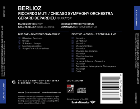 Berlioz: Symphonie fantastique - Lelio