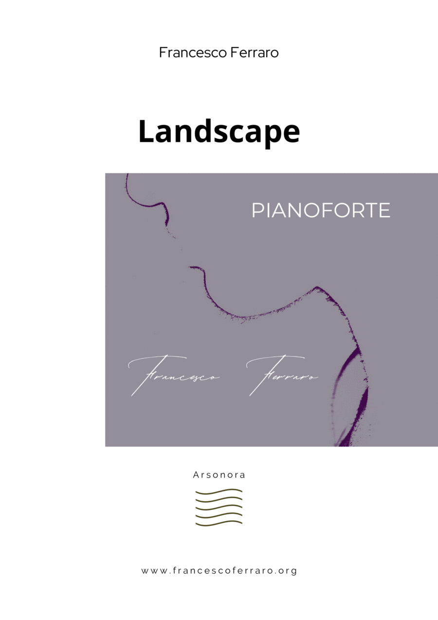 Landscape Piano Solo scores gallery preview page 1