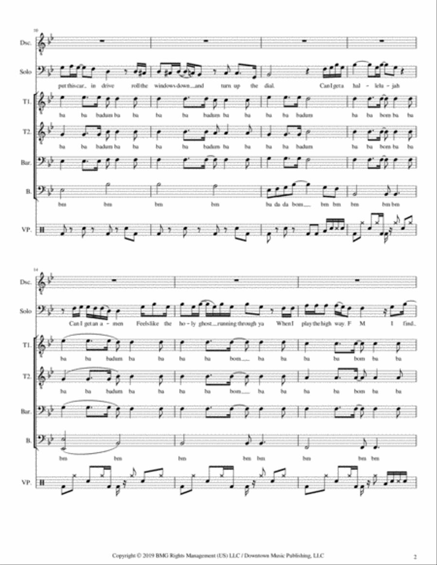 My Church TTBB scores gallery preview page 2