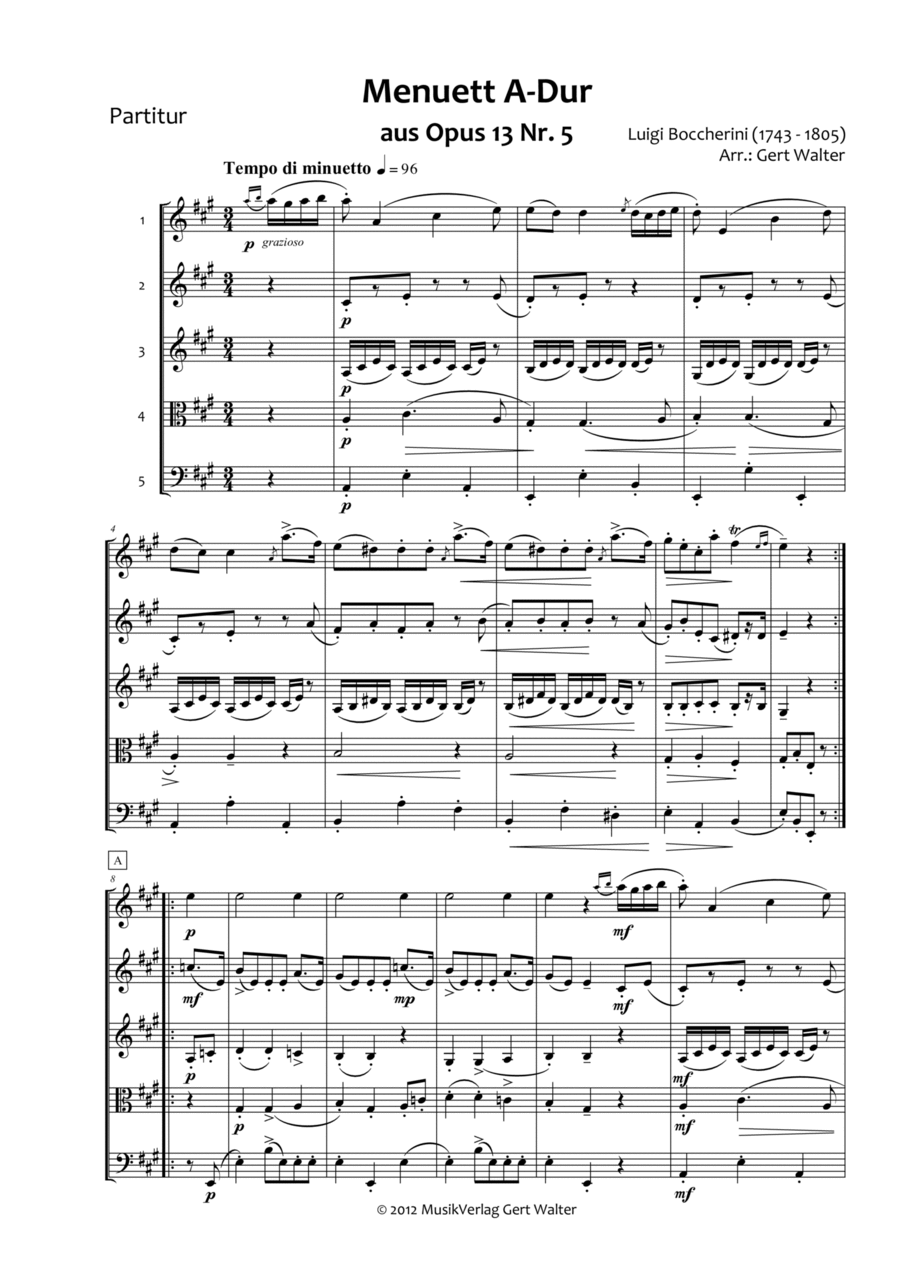 Menuet Menuet School and Community scores gallery preview page 1