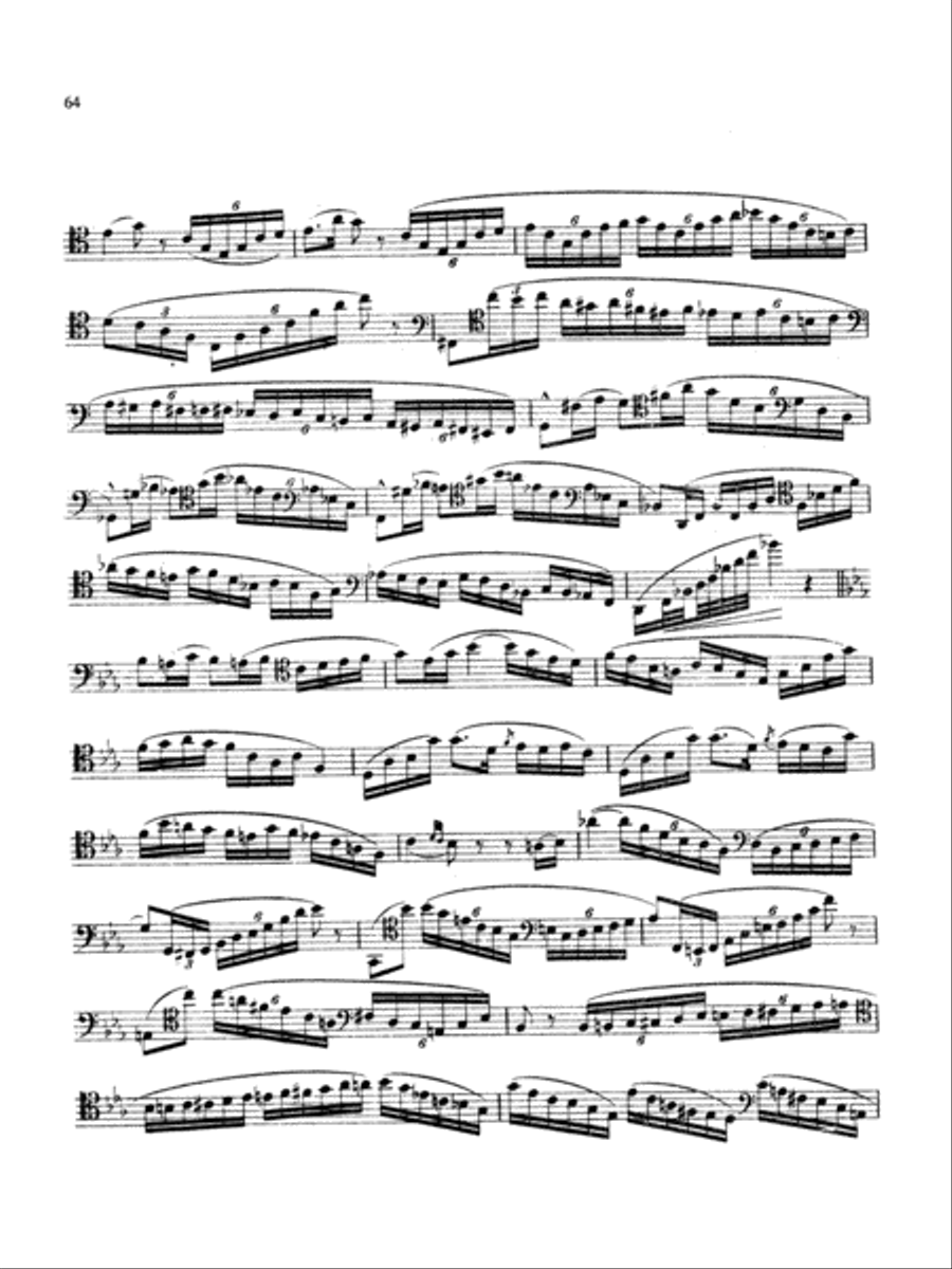 Milde: Fifty Concert Studies, Op. 26 Bassoon Solo scores gallery preview page 2