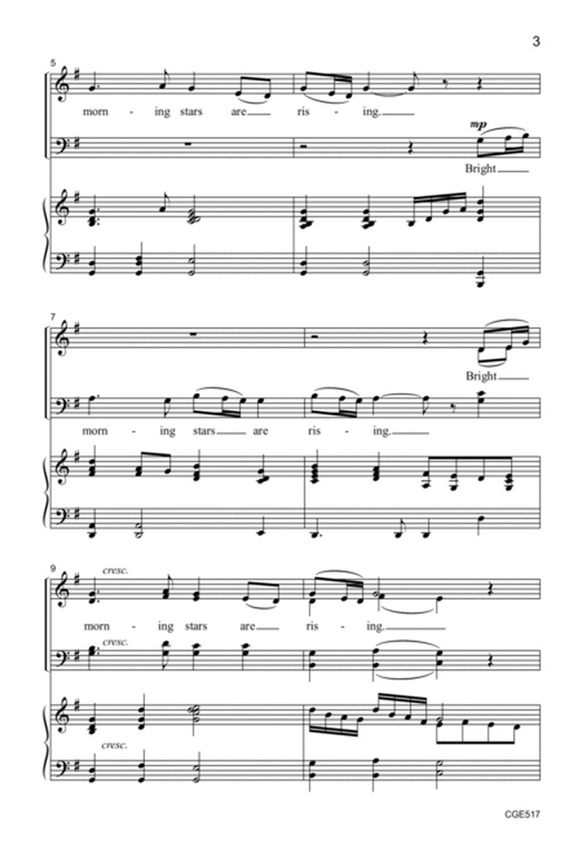 Bright Morning Stars - SATB image number null