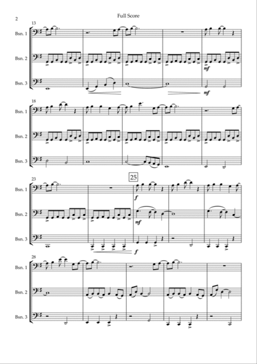Without You Woodwind Trio scores gallery preview page 2