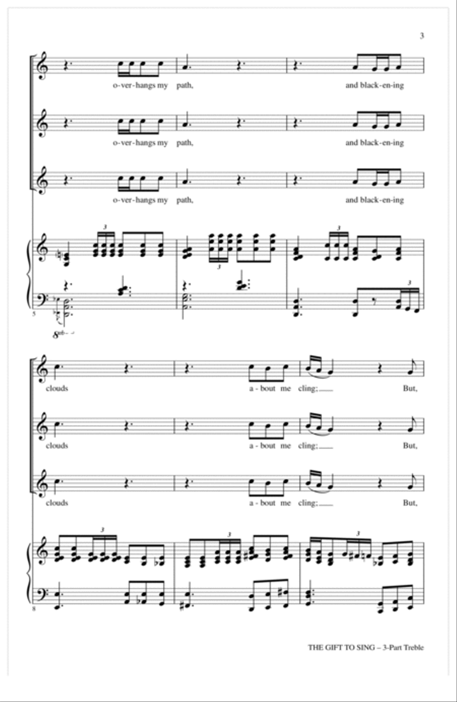 The Gift To Sing The Gift To Sing 3-Part scores gallery preview page 2