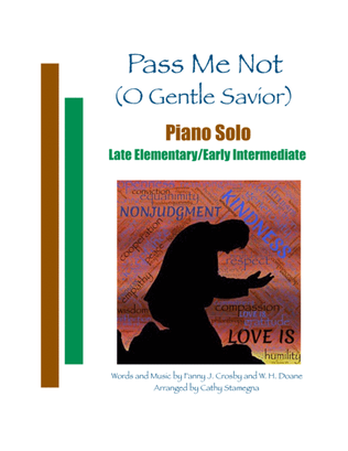 Book cover for Pass Me Not (or "Pass Me Not, O Gentle Savior") (Late Elementary/Early Intermediate Piano Solo)
