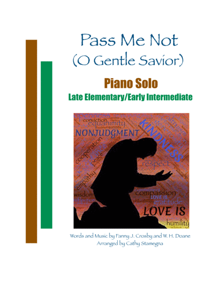 Pass Me Not (or "Pass Me Not, O Gentle Savior") (Late Elementary/Early Intermediate Piano Solo) image number null