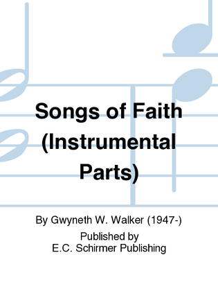 Book cover for Songs of Faith (Instrumental Parts)