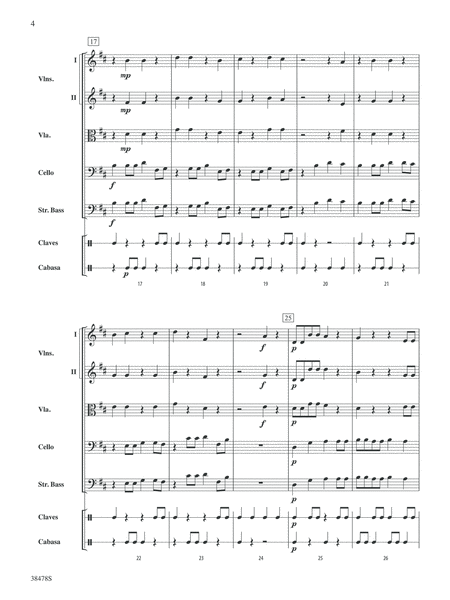 Samba del Sol: Score