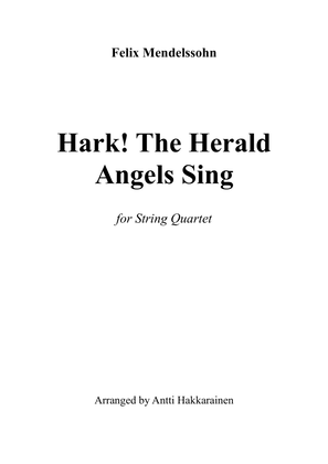 Book cover for Hark! The Herald Angels Sing - String Quartet