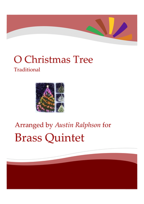 Book cover for O Christmas Tree (O Tannenbaum) - brass quintet