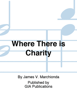 Book cover for Where There is Charity