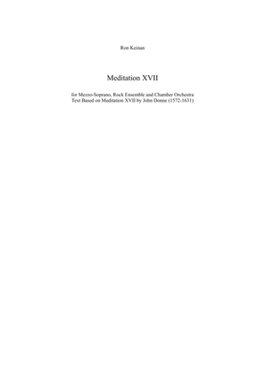 Meditation XVII - Full Score