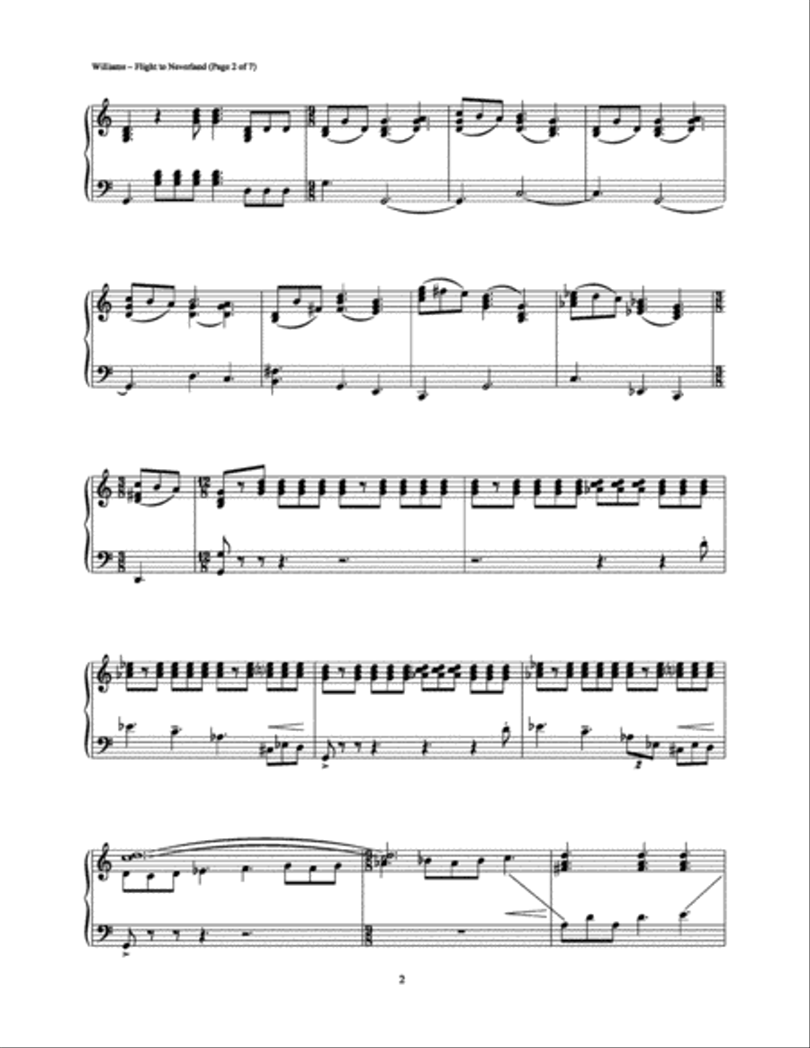 Flight to Neverland Flight to Neverland Piano Solo scores gallery preview page 2