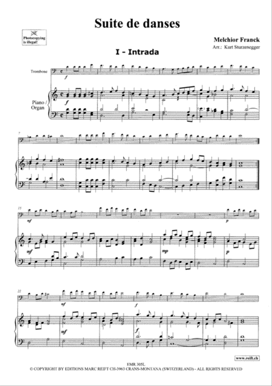 Suite de Danses Organ scores gallery preview page 3
