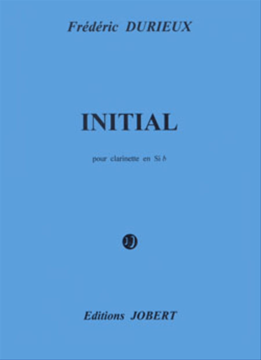 Initial - Devenir III Clarinet Solo scores gallery preview page 1