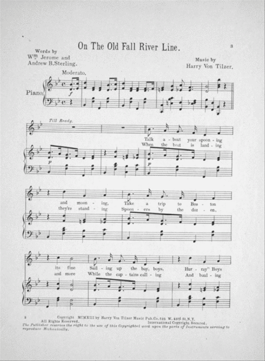 On the Old Fall River Line Voice scores gallery preview page 2
