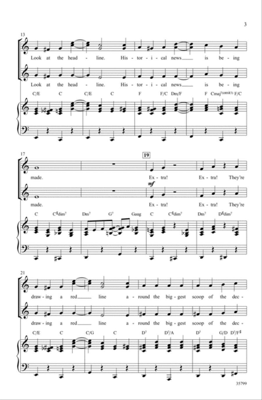 Let Me Entertain You (from Gypsy) Choir scores gallery preview page 2