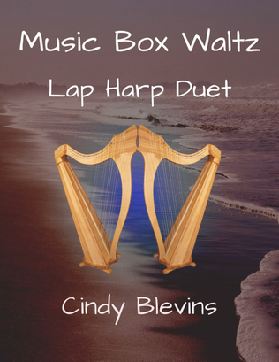 Book cover for Music Box Waltz, Lap Harp Duet