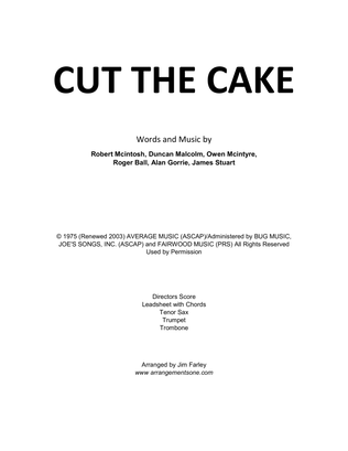 Book cover for Cut The Cake