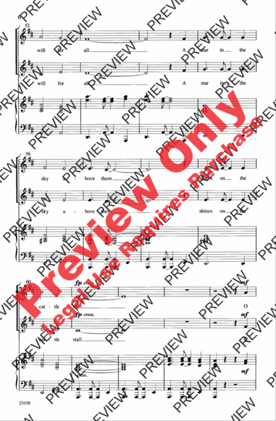 O Come, Little Children 2-Part scores gallery preview page 6