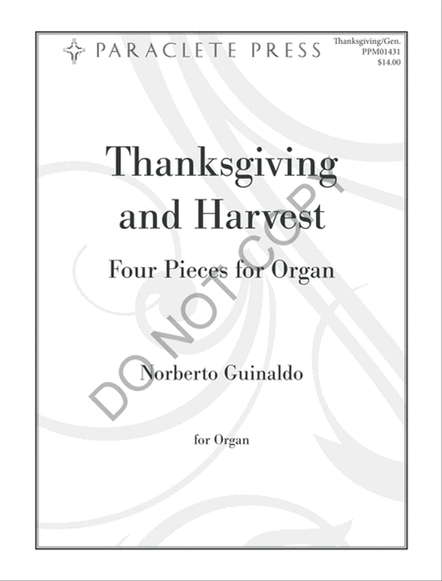 Thanksgiving and Harvest Organ scores gallery preview page 2
