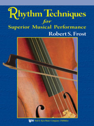 Book cover for Rhythm Techniques for Superior Musical Peformance - String Bass