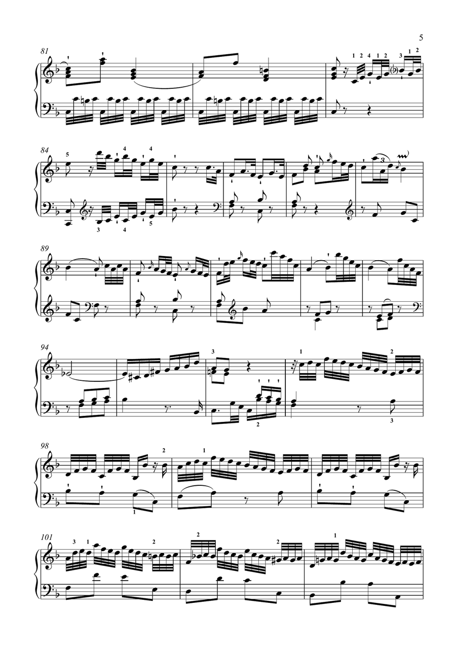 Haydn-Piano Sonata in F major,Hob.XVI.23(Piano solo) Haydn-Piano Sonata in F major,Hob.XVI.23(Piano solo) Small Ensemble scores gallery preview page 6