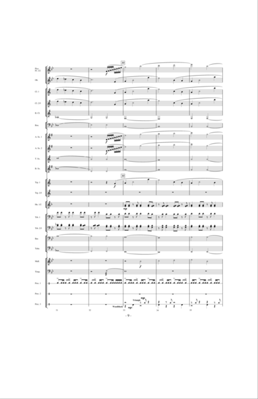 Beyond the Higher Skies Concert Band scores gallery preview page 8