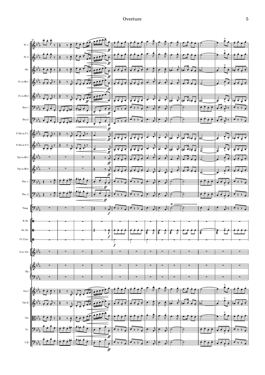 Overture Full Orchestra scores gallery preview page 5