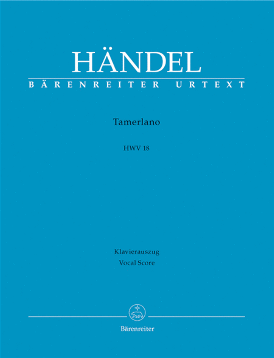 Tamerlano HWV 18 Recorder scores gallery preview page 1