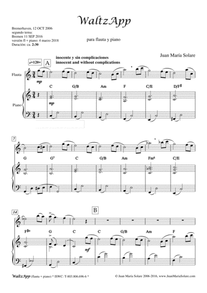 WaltzApp [Flute & Piano]