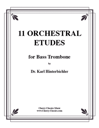 11 orchestral etudes/bass bone