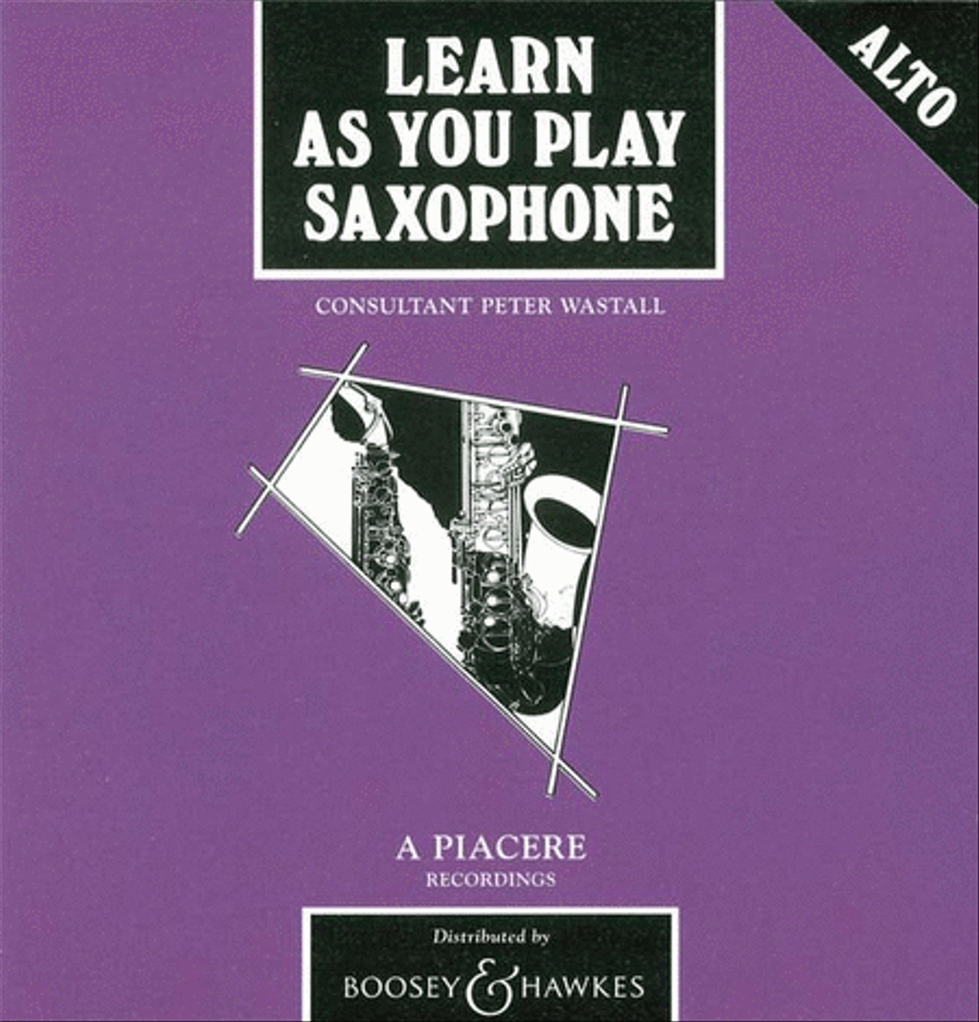 Learn As You Play Alto-Saxophone (English Edtion) Alto Saxophone scores gallery preview page 1