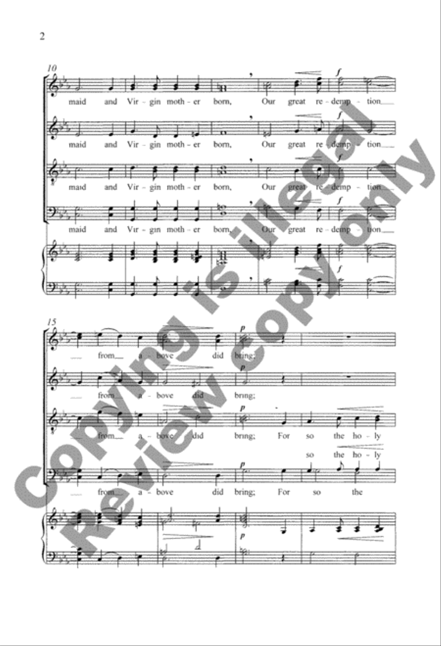 This Is the Month 4-Part scores gallery preview page 4