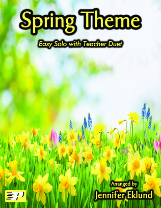 Book cover for Spring Theme from "The Four Seasons" (Easy Piano with Teacher Duet)