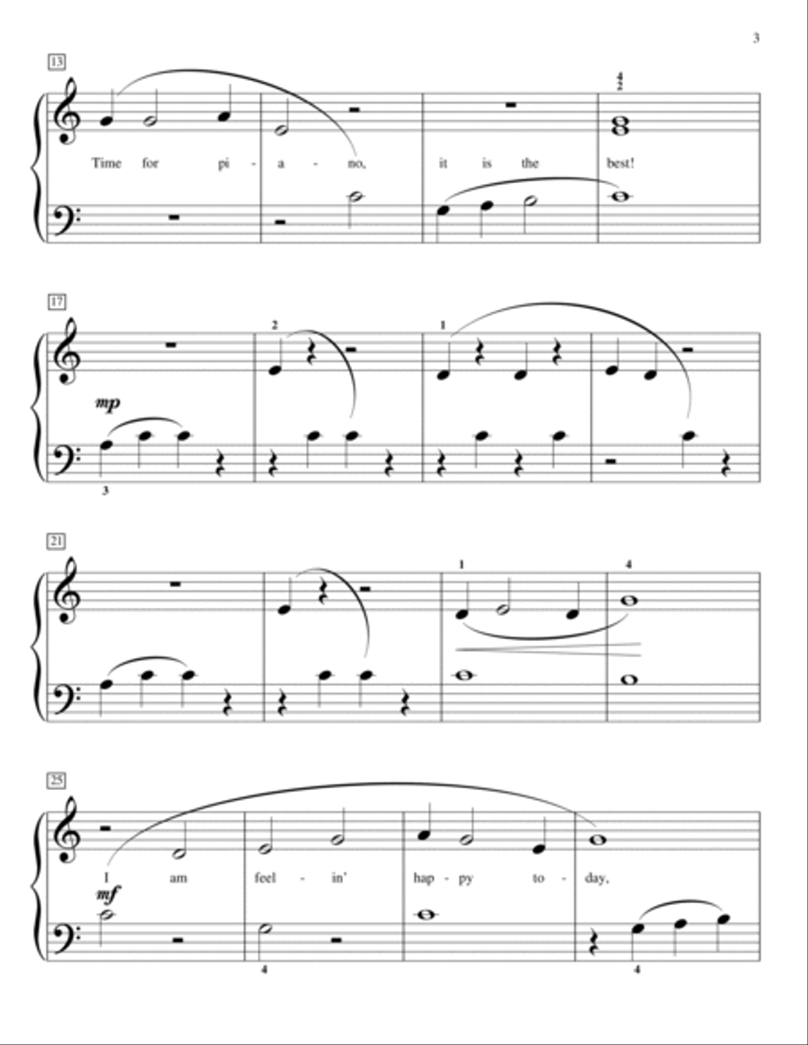 Feelin' Happy Piano Method scores gallery preview page 2