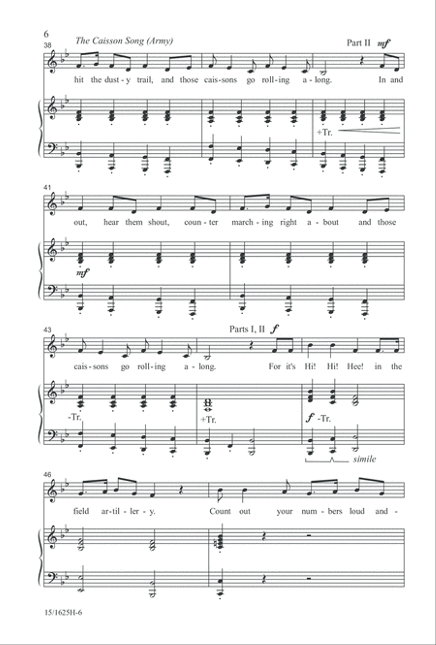 A Patriotic Salute A Patriotic Salute 2-Part scores gallery preview page 6