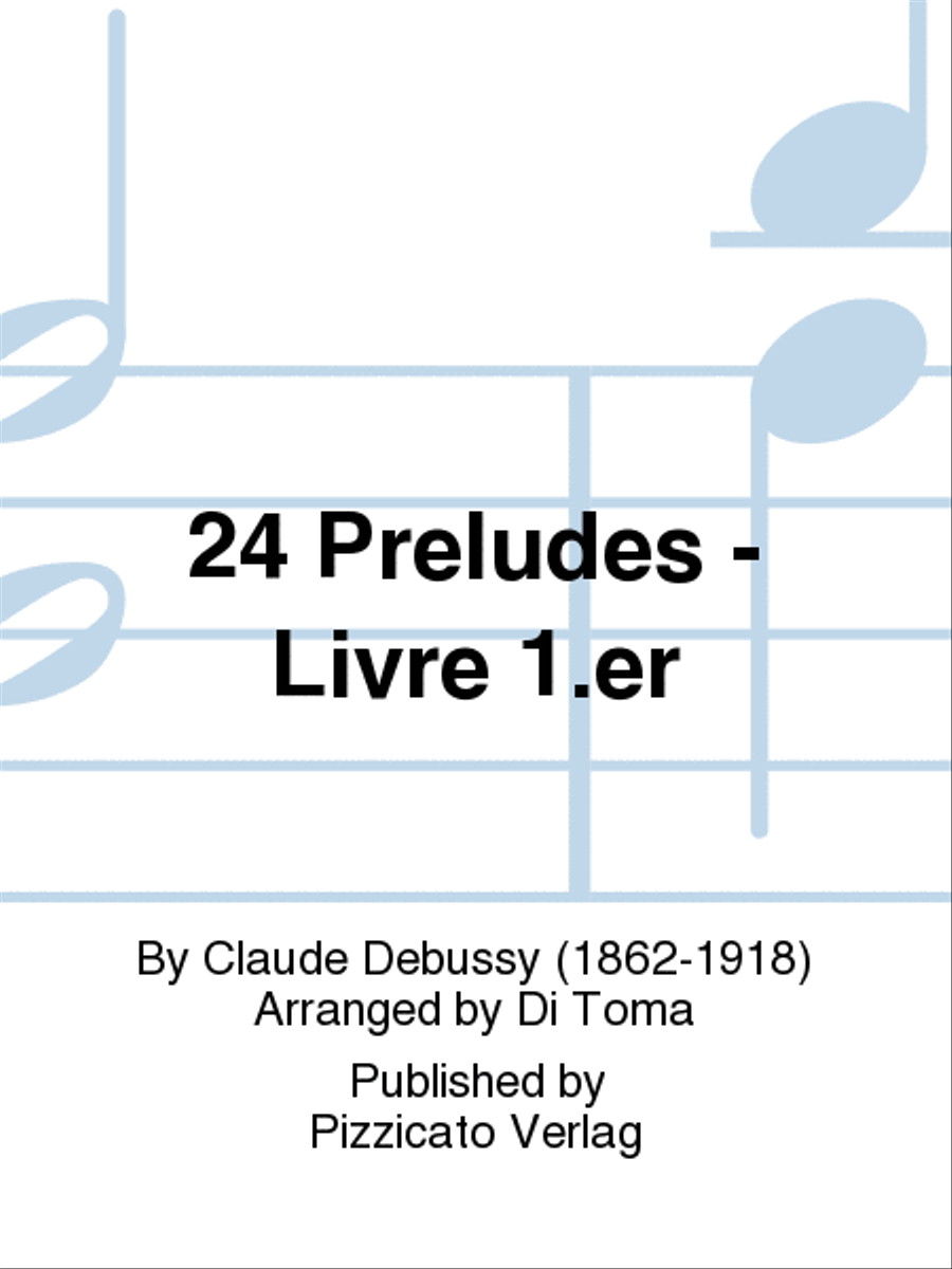 24 Preludes - Livre 1.er Set of Parts scores gallery preview page 1