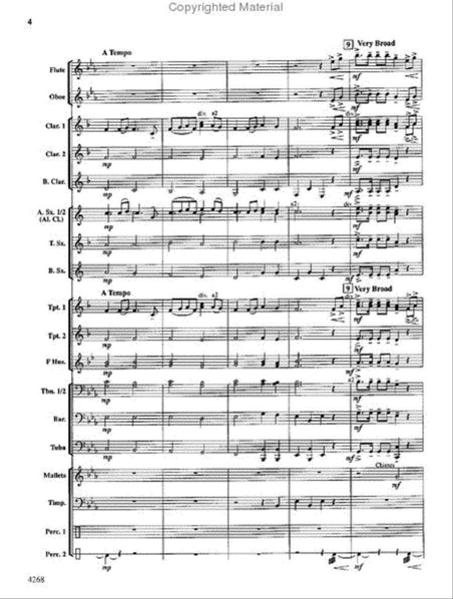 Winchester Chronicles Winchester Chronicles Concert Band scores gallery preview page 3