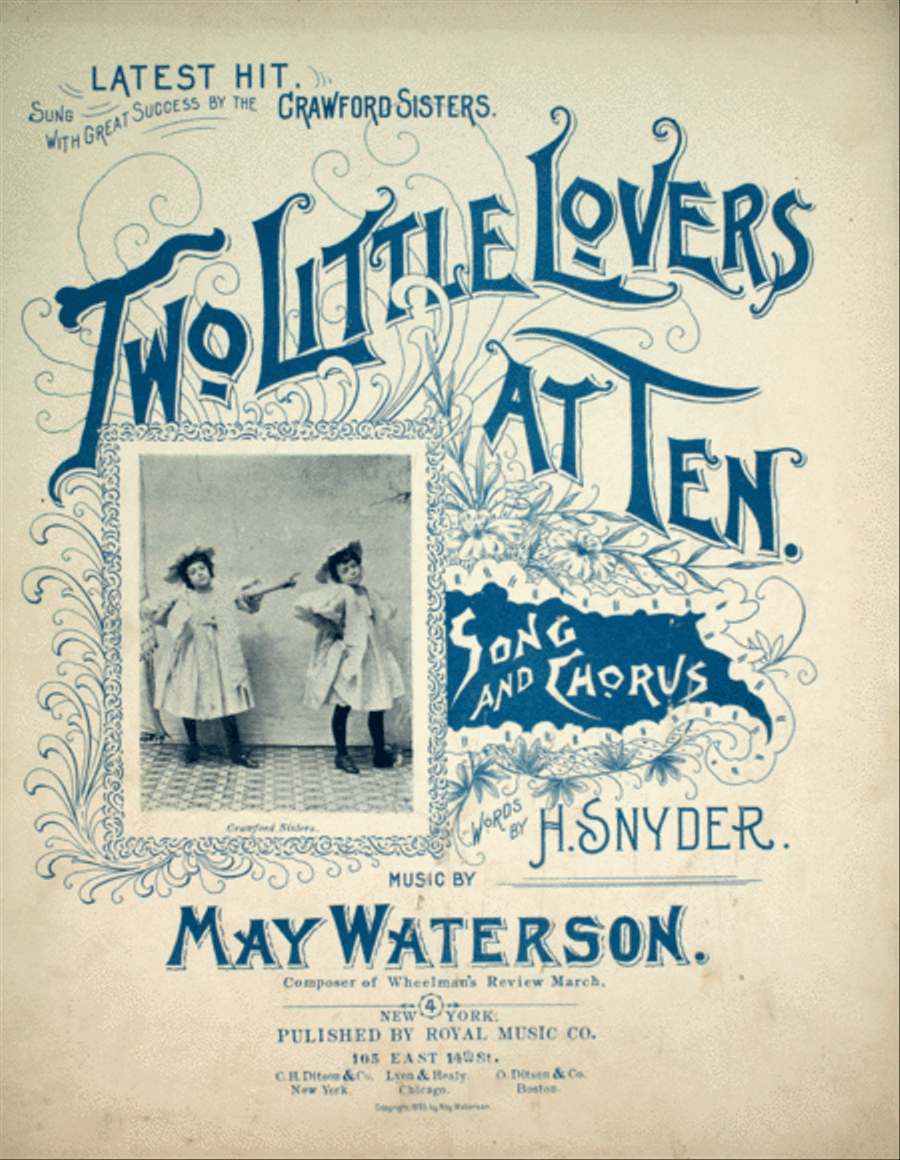 Two Little Lovers At Ten. Song and Chorus Choir scores gallery preview page 1