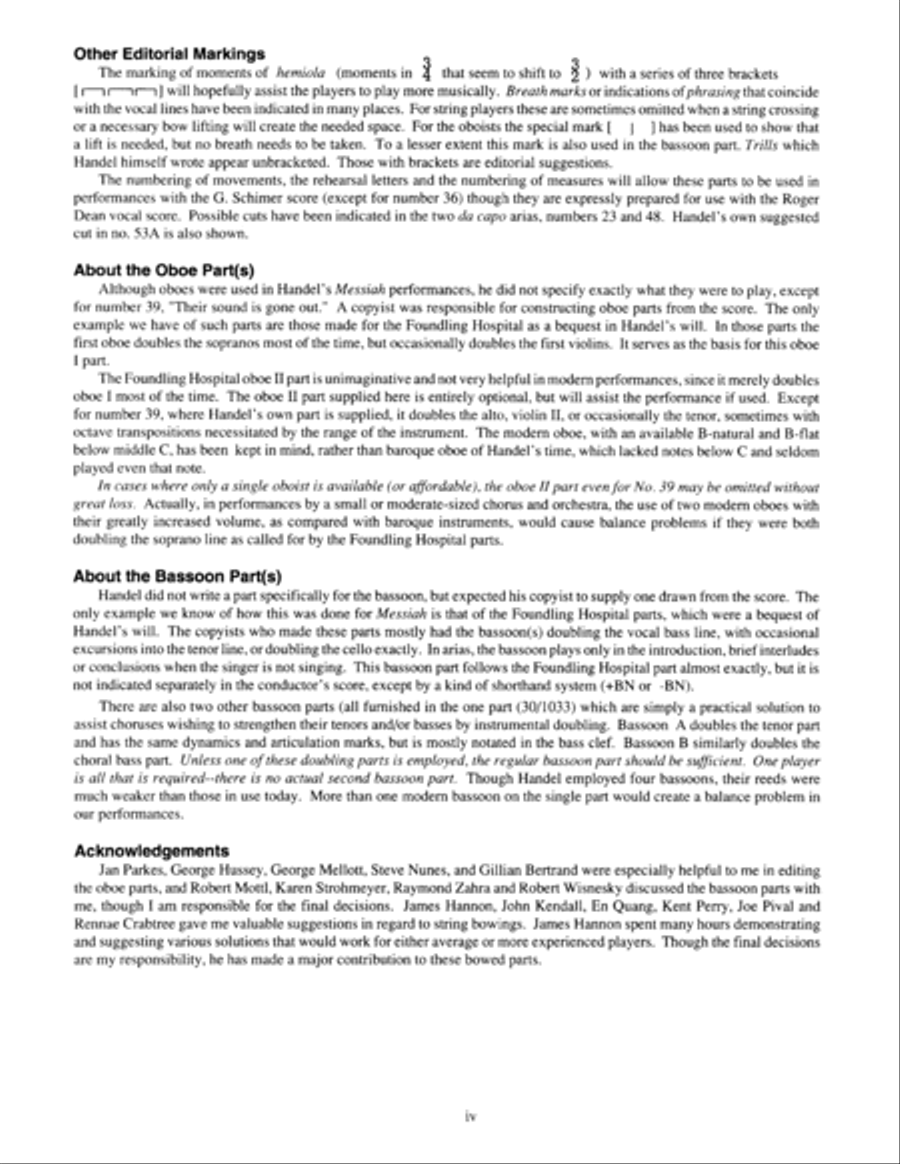 Messiah - Violin I Violin Solo scores gallery preview page 6