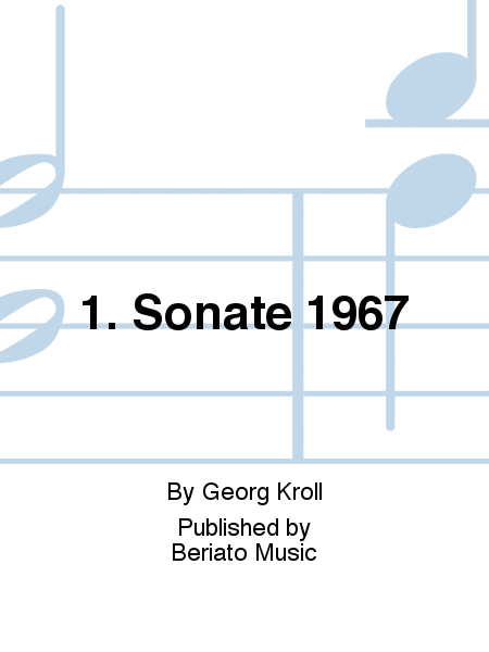 1. Sonate 1967