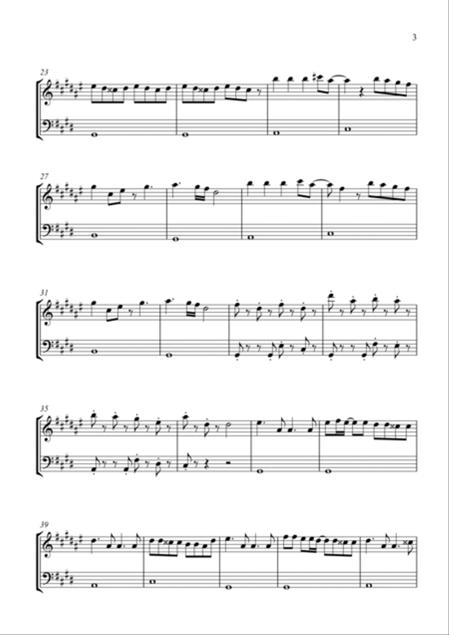 Bloody Mary Woodwind Duet scores gallery preview page 3