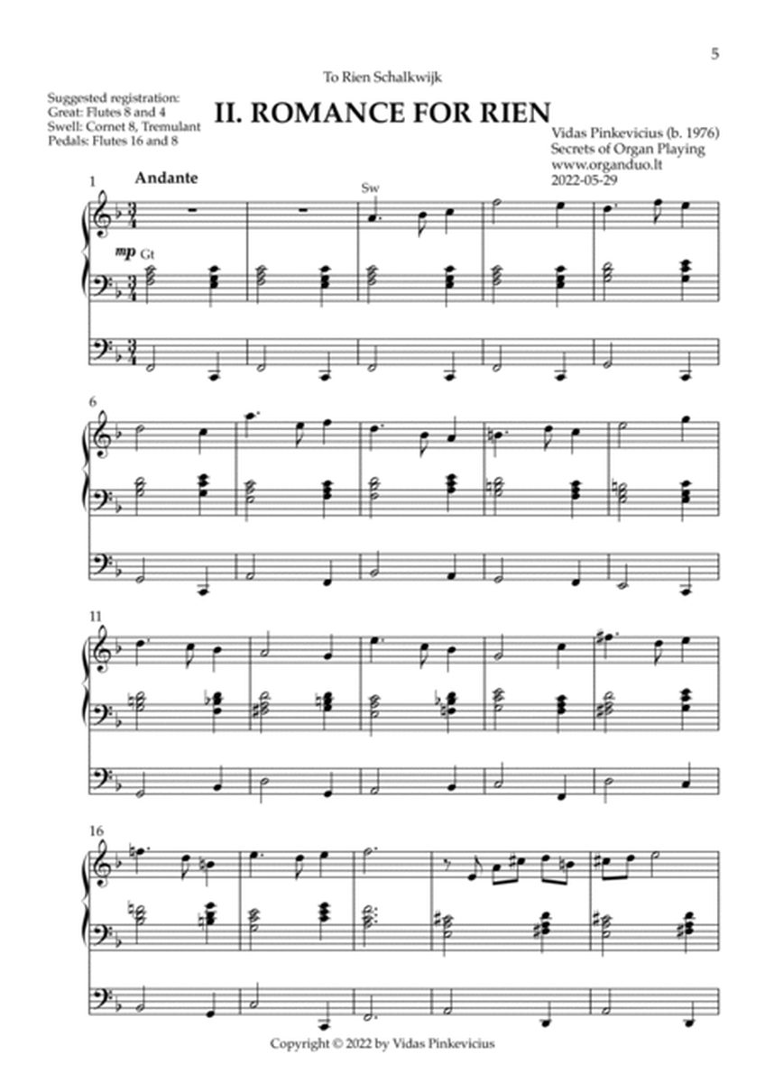 The Gartshore Gang Suite, Op. 120 (Organ Solo) by Vidas Pinkevicius (2022)