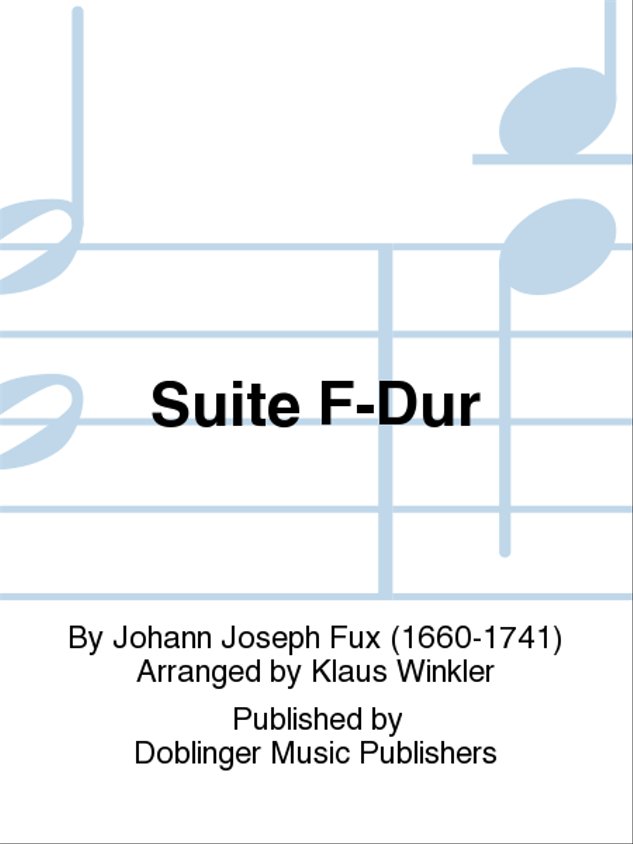 Suite F-Dur Flute Quartet scores gallery preview page 1