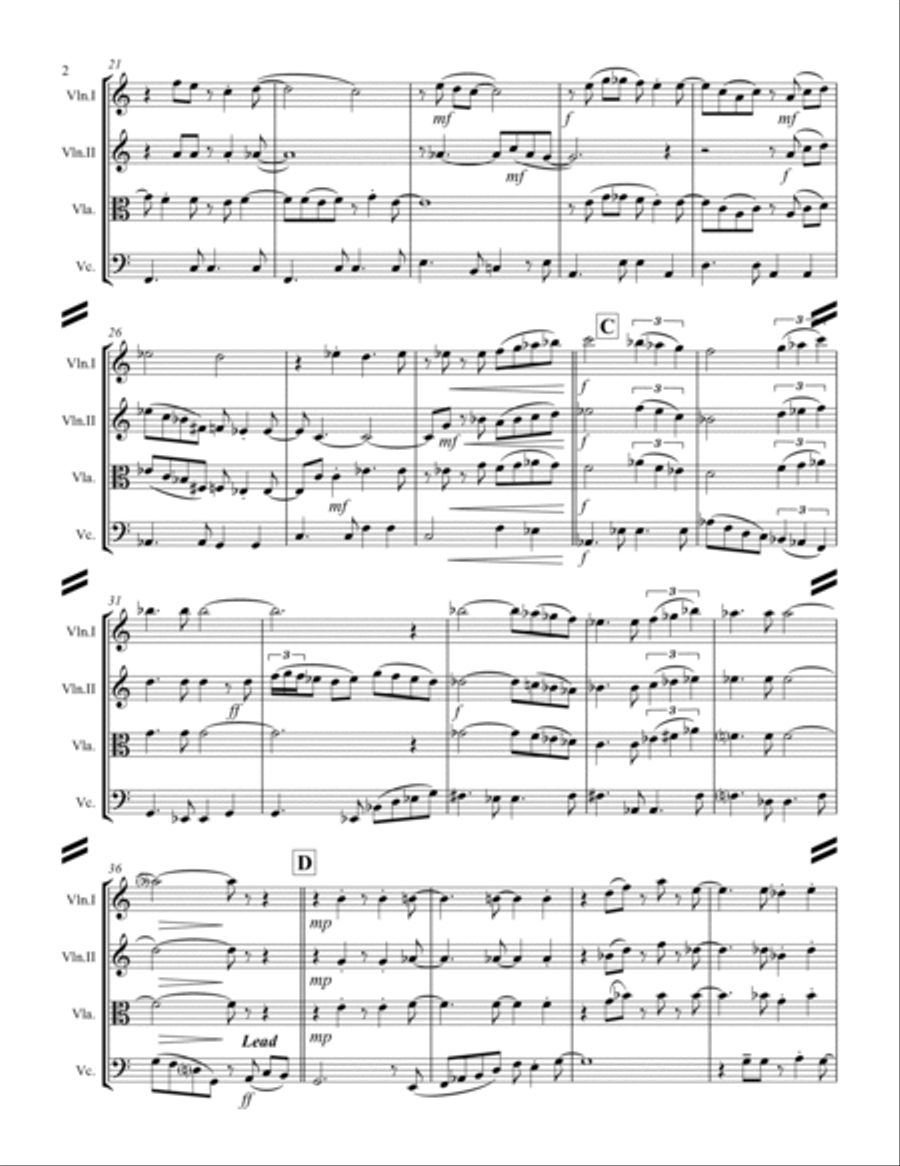 Wave String Quartet scores gallery preview page 3