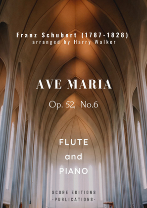 Book cover for Schubert: Ave Maria (for Flute and Piano)