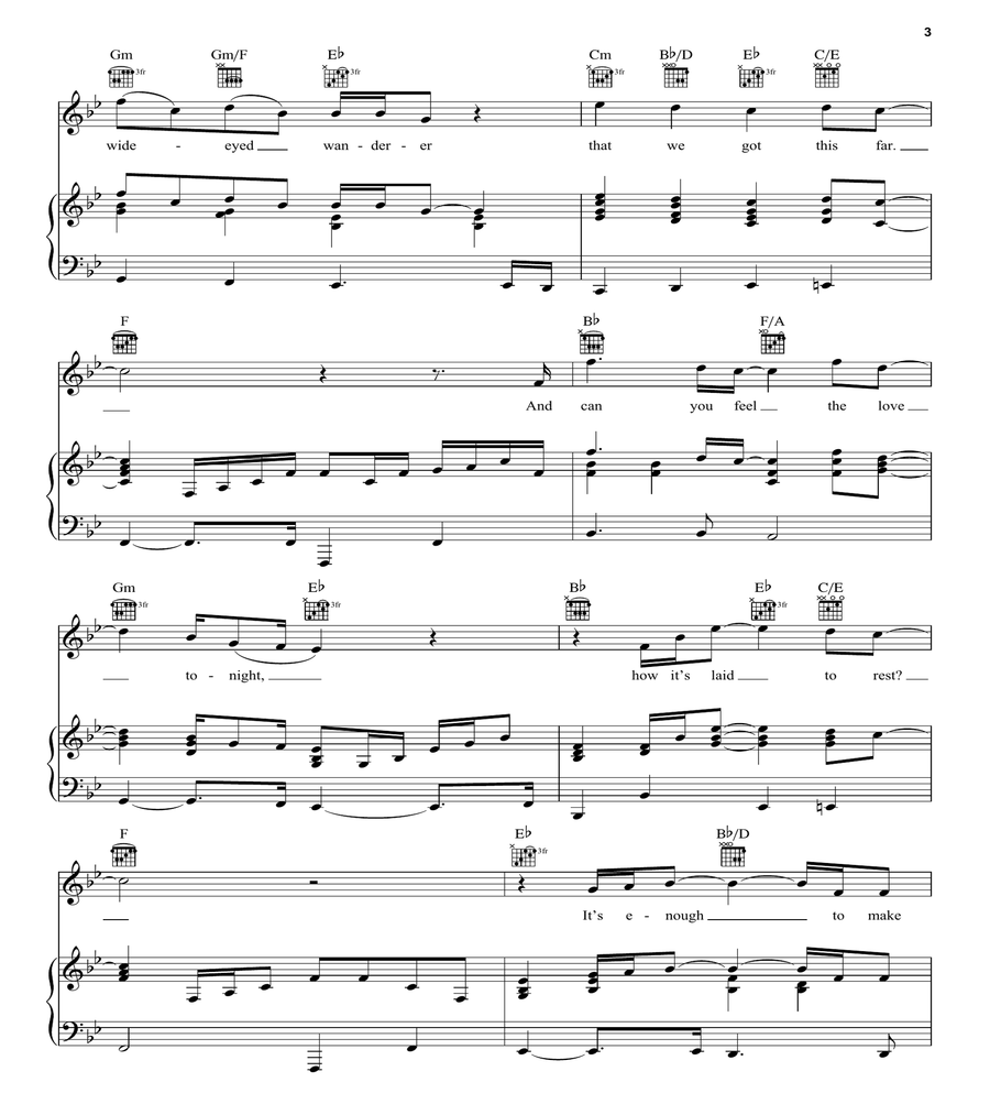 Can You Feel The Love Tonight (from The Lion King) Acoustic Guitar scores gallery preview page 3